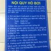 [Xưởng Mica] Bảng Mica Nội Quy + Khung Sắt Viềm Nhôm