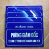 [Xưởng Mica] Bảng mica phòng ban theo yêu cầu