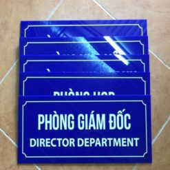 [Xưởng Mica] Bảng mica phòng ban theo yêu cầu
