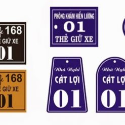 [Xưởng Mica] Bảng Mica số phòng, Khách sạn, Nhà hàng sản xuất theo KT, Nội dung yêu cầu Mica Sài Gòn